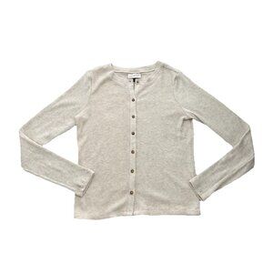 Universal Thread Button-Front Cardigan Cream Size M